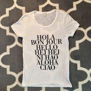 J.Crew Hello tee
